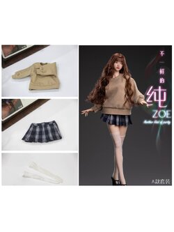[พร้อมส่ง] I8Toys 1/6 : Zoe Clothing Accessories Series *เฉพาะชุด ไม่รวม บอดี้ รองเท้า และหัว - i8-P005PA