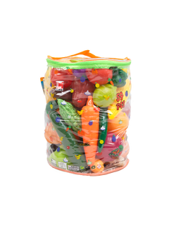 01421 ผัก-ผลไม้ 59 ชิ้น (ถุงใหญ่) ของเล่นเสริมพัฒนาการ ,ของเล่นเสริมทักษะ,ของเล่นเด็ก, สื่อการสอนอนุบาล