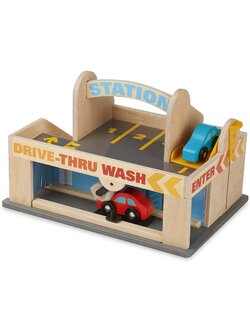 ที่จอดรถ ที่ล้างรถ Melissa & Doug Service Station Set รุ่น 9271 ของเล่นเสริมพัฒนาการเด็ก