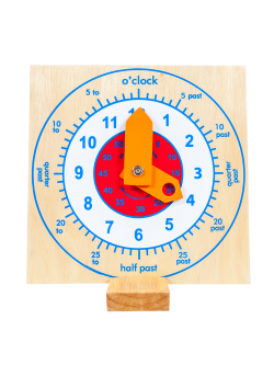 นาฬิกาตั้งโต๊ะ(ภาษาอังกฤษ), นาฬิกาสื่อการสอน,ของเล่นเสริมพัฒนาการ, ของเล่น, สื่อการสอนปฐมวัย