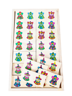 โดมิโน จับคู่บุคคล หน้าตา การแต่งกาย ฝึกความจำ ,ของเล่นไม้, ของเล่นเสริมพัฒนาการ, ของเล่นเด็ก, สื่อการสอน