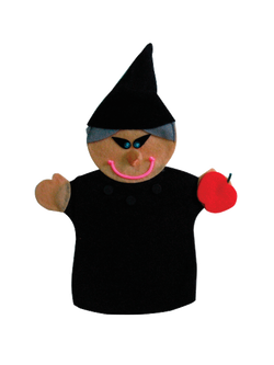 หุ่นมือ แม่มด ของเล่นเสริมทักษะ,ของเล่นเด็ก, สื่อการสอนอนุบาล พร้อมส่ง