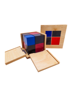 ลูกบาศก์ไบนอเมียล (กล่องสองมิติ), ของเล่นไม้, ของเล่นเสริมพัฒนาการ, ของเล่นเด็ก, สื่อการสอน,มอนเตสซอรี่ ,montessori, สื่อการสอนประถม