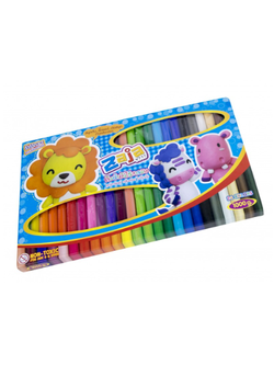 ดินน้ำมันไร้สารพิษ 24 สี 1,000 กรัม ของเล่น, ของเล่นเด็ก, ของเล่นเสริมพัฒนาการ,สื่อ , ของเล่นเด็กอนุบาล พร้อมส่ง