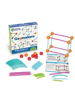 ชุดสร้างรูปทรงเรขาคณิตแสนสนุก ของเล่นเสริมพัฒนาการ, ของเล่นเด็กอนุบาล, สื่อการสอนเด็กอนุบาล พร้อมส่ง