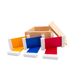 กล่องไม้สี 3 คู่ ของเล่นไม้, ของเล่นเสริมพัฒนาการ,มอนเตสเซอรี่,ของเล่นเด็กอนุบาล,มอนเตสซอรี่ ,montessori, สื่อการสอนประถม