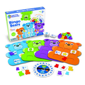 เกมการ์ดบิงโกหมีแสนสนุก,ของเล่นเสริมพัฒนาการ, ของเล่นเด็กอนุบาล, สื่อการสอนเด็กอนุบาล