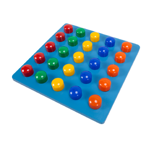 กระดานปักหมุด25หมุดใหญ่, pegboard ของเล่นเสริมพัฒนาการ, ของเล่นเด็กอนุบาล, สื่อการสอน กิจกรรมบำบัด