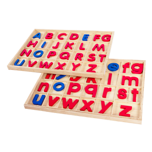 อักษรเคลื่อนที่ เอบีพิมพ์ใหญ่/เล็ก , ของเล่นไม้, ของเล่นเสริมพัฒนาการ, ของเล่นเด็ก, สื่อการสอน ,มอนเตสซอรี่ ,montessori, สื่อการสอนประถม