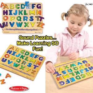พัซเซิลตัวเลข 0-20 ส่งเสริมพัฒนาการทางความคิด มือ และสมอง Numbers Sound Puzzle Melissa&Doug, ของเล่นเสริมพัฒนาการ, ของเล่น