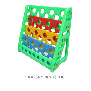 ชั้นวางหนังสือ 4 ชั้น,ชั้นโชว์หนังสือ,ชั้นพลาสติกสีสันสดใส,เฟอร์นิเจอร์เด็ก,พร้อมส่ง