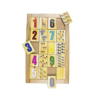 ตัวเลขกับจำนวนสัตว์หลากชนิด 20 ชิ้นของเล่น, ของเล่นเด็ก, จิ๊กซอว์, ตัวต่อ,ของเล่นไม้, ของเล่นเสริมพัฒนาการ, ของเล่นเด็กอนุบาล, สื่อการสอนเด็กอนุบาล