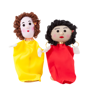 หุ่นกระบอกมือ เจ้าเงาะ-รจนา ราคายังไม่รวมที่ตั้ง ของเล่นเสริมทักษะ,ของเล่นเด็ก, สื่อการสอนอนุบาล