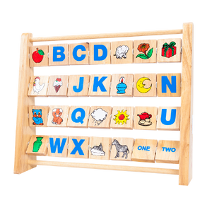 ABC แสนสนุก, ของเล่นไม้, ของเล่นเสริมพัฒนาการ, ของเล่นเด็กอนุบาล, สื่อการสอนเด็กอนุบาล