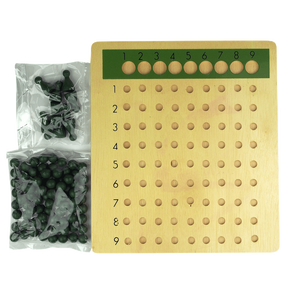 กระดานลูกปัดหารเลข, ของเล่นไม้, ของเล่นเสริมพัฒนาการ, ของเล่นเด็กอนุบาล, สื่อการสอนเด็กอนุบาล,มอนเตสซอรี่ ,montessori, สื่อการสอนประถม