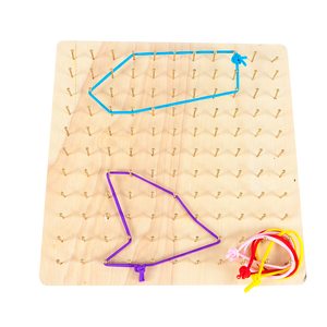 กระดานตะปู (ทองเหลือง) , ชุดกระดานไฮโซเมตริก ของเล่นเสริมพัฒนาการ, ของเล่นเด็กอนุบาล, สื่อการสอนเด็กอนุบาล วัสดุและสี ปลอดภัยต่อเด็ก มีมาตรฐาน มอก. ตามที่ สพฐ. กำหนด
