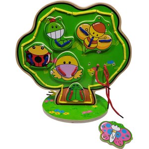 ต้นไม้ร้อยเชือกสัตว์ ,ของเล่น,ของเล่นไม้,ต้นไม้ร้อยเชือก,เชือกสัตว์ ,ร้อยเชือก,ของเล่นเสริมทักษะการเรียนรู้, ของเล่นเสริมพัฒนาการเด็กอนุบาล, สื่อการสอนปฐมวัย, พร้อมส่ง