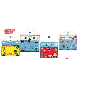 ชุดแผงผ้าวัฏจักรวงจรชีวิตแมลงน่ารู้ , ของเล่นเสริมพัฒนาการ, ของเล่น , สื่อการสอน , วงจรชีวิตแมลง