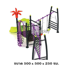 เครื่องเล่นสนามกลางแจ้ง ชุดเครื่องเล่นเด็ก BA-30 มี 1 รางสไลเดอร์ ,1 ปีนป่าย ,ชิงช้า 2 ที่นั่ง,ผีเสื้อนักผจญภัย,ครุภัณฑ์สนามเด็กเล่น,งบสพฐ,outdoor Playground,ผลิตในไทย