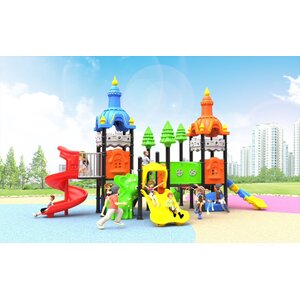 เครื่องเล่นสนาม เหล็ก+พลาสติก พร้อมส่ง