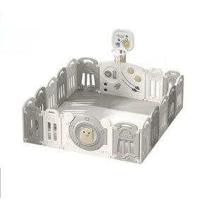 คอกกั้นเด็ก, รั้วกั้นเด็ก, หมีน้อยแป้นบาส , รั้วกั้นเด็ก พลาสติก,บ่อบอล สินค้าพร้อมส่ง