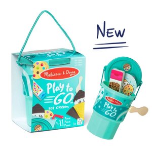 ของเล่นไอติม แซนด์วิชไอศกรีม มิลค์เชค Melissa & Doug Play to Go Ice Cream Play Set