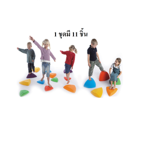 ก้อนหินทรงตัว ทรงพิระมิด ,ฝึกทรงตัว, เคลื่อนไหว ของเล่นปิรามิด, เดินทรงตัว,สินค้าพร้อมส่ง