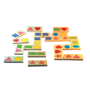 โดมิโนสี 28ชิ้น, ของเล่นไม้, ของเล่น, ของเล่นเด็ก, จิ๊กซอว์, ตัวต่อ, ของเล่นเสริมพัฒนาการ, ของเล่นเด็กอนุบาล, สื่อการสอนเด็กอนุบาล