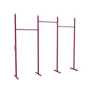 เครื่องออกกำลังกาย กลางแจ้ง ชุดอุปกรณ์ บริหารแขน หัวไหล่ แบบบาร์โหน 3 ระดับ ลานกีฬา อเนกประสงค์ สนามกีฬา สั่งผลิตตามสีที่ต้องการได้