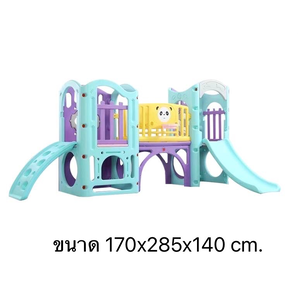 สไลเดอร์-ปีนป่ายเด็ก สีพาสเทล เครื่องเล่นสนาม กระดานลื่น โปรโมชั่น พร้อมส่ง