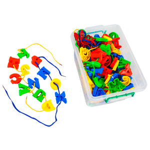 ชุดร้อยเชือก A - Z ,ของเล่นเสริมพัฒนาการ, ของเล่นเด็กอนุบาล, สื่อการสอนเด็กอนุบาล