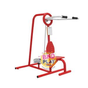 เครื่องออกกำลังกายกลางแจ้งผู้ใหญ่ ชุดอุปกรณ์ บริหารแขน หน้าอก หัวไหล่ (แบบดึงยกตุ้มน้ำหนัก) ลานกีฬาอเนกประสงค์ ,สวนสาธารณะ ,เทศบาล ,หมู่บ้าน ,ผลิตในไทย ,สั่งทำตามสีที่ต้องการได้ ขนาด 60x100x170 ซม.