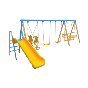 ชิงช้า+สไลเดอร์ เครื่องเล่นสนามเหล็ก ,ชิงช้า,สไลเดอร์, เครื่องเล่นสนามกลางแจ้ง ของเล่นเด็ก,เครื่องเล่นโรงเรียน,งานสั่งผลิต 10-20 วัน