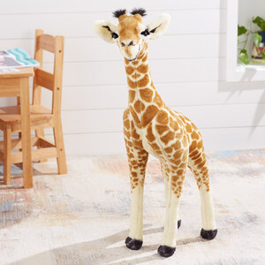 ตุ๊กตายีราฟ ใหญ่จริง สูง 3 ฟุต กอดฟินเหมือนจริง Melissa & Doug Plush - Standing Baby Giraffe 3-6 ขวบ