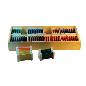 กล่องสี 63 แผ่น (No.3), ของเล่นไม้, ของเล่นเสริมพัฒนาการ, ของเล่นเด็กอนุบาล, สื่อการสอนเด็กอนุบาลมอนเตสซอรี่ ,montessori, สื่อการสอนประถม