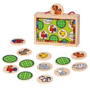 เหรียญจับคู่รูปสัตว์,ของเล่น,จับคู่,ของเล่นไม้,จับคู่รูปสัตว์,ของเล่นเสริมทักษะการเรียนรู้, ของเล่นเสริมพัฒนาการเด็กอนุบาล, สื่อการสอนปฐมวัย, พร้อมส่ง