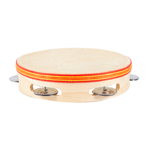 แทมบูรีนไม้ 8" (กลองฉิ่ง) ,ของเล่นเสริมพัฒนาการ ,ของเล่นเสริมทักษะ,ของเล่นเด็ก, สื่อการสอนอนุบาล