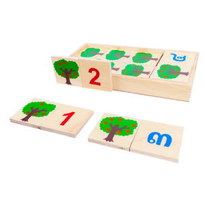 ของเล่น, ของเล่นเด็ก, จิ๊กซอว์, ตัวต่อ, จับคู่เลขไทย-อารบิค, ของเล่นไม้, ของเล่นเสริมพัฒนาการ, ของเล่นเด็กอนุบาล, สื่อการสอนเด็กอนุบาล