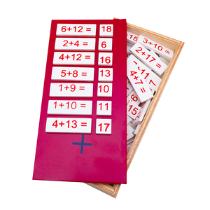 กล่องคิดเลข บวก สื่อการสอน คณิตศาสตร์ ของเล่นไม้, ของเล่นเสริมพัฒนาการ,มอนเตสเซอรี่,ของเล่นเด็กอนุบาล,มอนเตสซอรี่ ,montessori, สื่อการสอนประถม