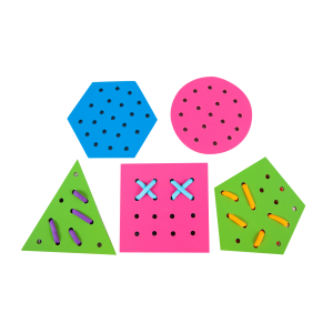 รูปทรงไม้ ร้อยเชือกรูปทรงเรขา , ร้อยเชือกไม้ ,ของเล่นเสริมพัฒนาการ, ของเล่นเด็กอนุบาล, สื่อการสอนเด็กอนุบาล วัสดุและสี ปลอดภัยต่อเด็ก มีมาตรฐาน มอก. ตามที่ สพฐ. กำหนด