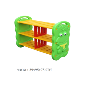 ชั้นวางรองเท้า 3 ชั้น ,ชั้นวางรองเท้ากบ,ชั้นวางของ ,ชั้นพลาสติก,ชั้นวางเอนกประสงค์ ,เฟอร์นิเจอร์เด็ก ,พร้อมส่ง