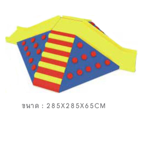 ภูเขานุ่มนิ่ม สไลเดอร์ 2 ทาง, ปีนป่ายนุ่ม เบาะนุ่มนิ่ม ของเล่นเสริมพัฒนาการ เครื่องเล่นสนามในร่ม Kid Zone