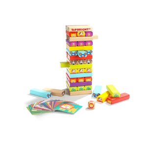 หอคอยแสนสนุก , ของเล่นไม้, ของเล่นเสริมพัฒนาการ, ของเล่นเด็กอนุบาล, สื่อการสอนเด็กอนุบาล วัสดุและสี ปลอดภัยต่อเด็ก มีมาตรฐาน มอก. ตามที่ สพฐ. กำหนด