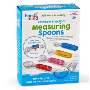 ชุดช้อนตวง เซตสีรุ้ง 6 ชิ้น ของเล่นเสริมพัฒนาการ, ของเล่นเด็ก, สื่อการสอน , ของเล่นชั่งตวง