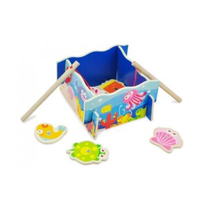 ชุดตกปลาบ่อประกอบ,ของเล่น,ของเล่นไม้,ตกปลา,ของเล่นเสริมทักษะการเรียนรู้, ของเล่นเสริมพัฒนาการเด็กอนุบาล, สื่อการสอนปฐมวัย, พร้อมส่ง