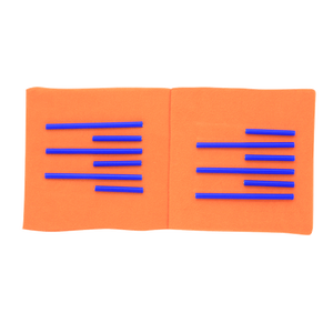 หนังสือผ้า Pre-Braille เล่ม 1 , ของเล่นเสริมพัฒนาการ, ของเล่นเด็กอนุบาล, สื่อการสอนเด็กอนุบาล วัสดุและสี ปลอดภัยต่อเด็ก มีมาตรฐาน มอก. ตามที่ สพฐ. กำหนด