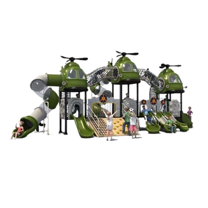 เครื่องเล่นสนามกลางแจ้ง-ในร่ม,ชุดสนุกเฮลิคอปเตอร์ลายพราง กระดานลื่น, ของเล่น,ครุภัณฑ์สนามเด็กเล่น, สพฐ,โครงการโรงเรียนประชารัฐ playground,สไลเดอร์,ของเล่นเสริมพัฒนาการ,เครื่องเล่นสนาม, สนามเด็กเล่น