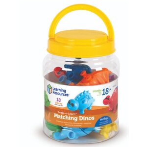 ชุดจับคู่สีไดโนเสาร์หรรษา ของเล่นเสริมพัฒนาการ ,ของเล่นเสริมทักษะ,ของเล่นเด็ก, สื่อการสอนอนุบาล