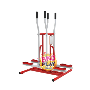 เครื่องออกกำลังกายกลางแจ้งผู้ใหญ่,บริหารขา-สะโพก-หัวไหล่ (แบบโยก-เดินสลับเท้า เสาคู่), ลานกีฬาอเนกประสงค์ ,สวนสาธารณะ ,เทศบาล ,หมู่บ้าน ,ผลิตในไทย ,สั่งทำตามสีที่ต้องการได้.ขนาด 60 130 x160 ซม.