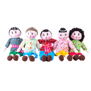 ตุ๊กตาผ้า ปู่ ย่า พ่อ แม่ ลูก ขนาด 17'' ตัวละ ของเล่นเสริมทักษะ,ของเล่นเด็ก, สื่อการสอนอนุบาล